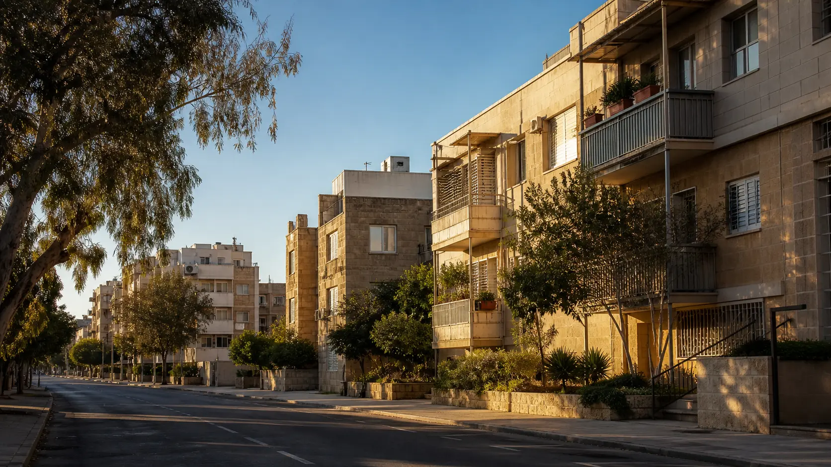 בנייני מגורים בשכונה ד׳ בבאר שבע לצורך בדיקת השקעה